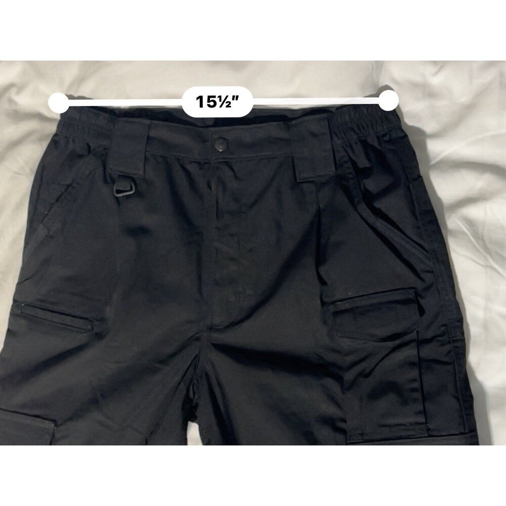 Propper Cargo Pants Mens 34x30 Black Tactical Utility Work Hiking Ripstop - Picture 5 of 8
